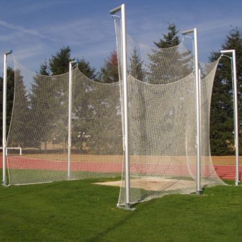 Cage disque IAAF aluminium avec embases articulees