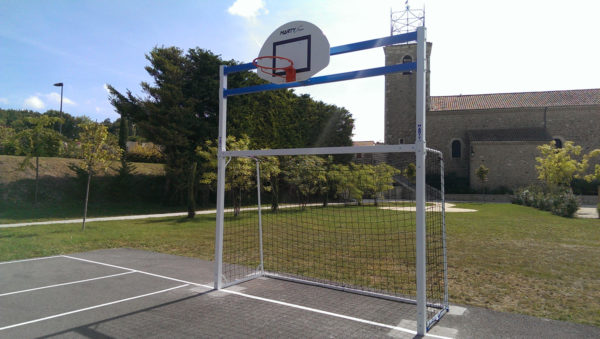 Combine senior hand/basket panneau 1/2 lune avec cage