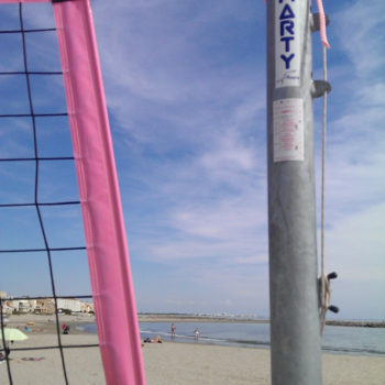 Poteaux beach volley