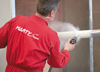 Peinture sur galvanisation pour haie ou barriere