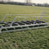 Judges'stand with 8 PVC seats - Image 3
