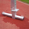 Cage disque IAAF aluminium avec embases articulees
