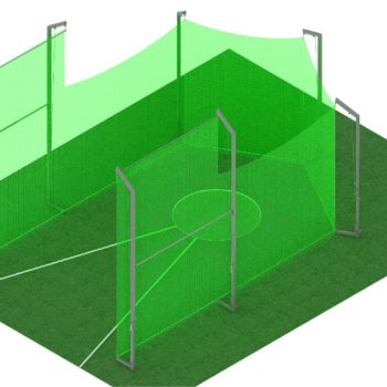 Cage disque IAAF metallique avec embases articulees  version 2020