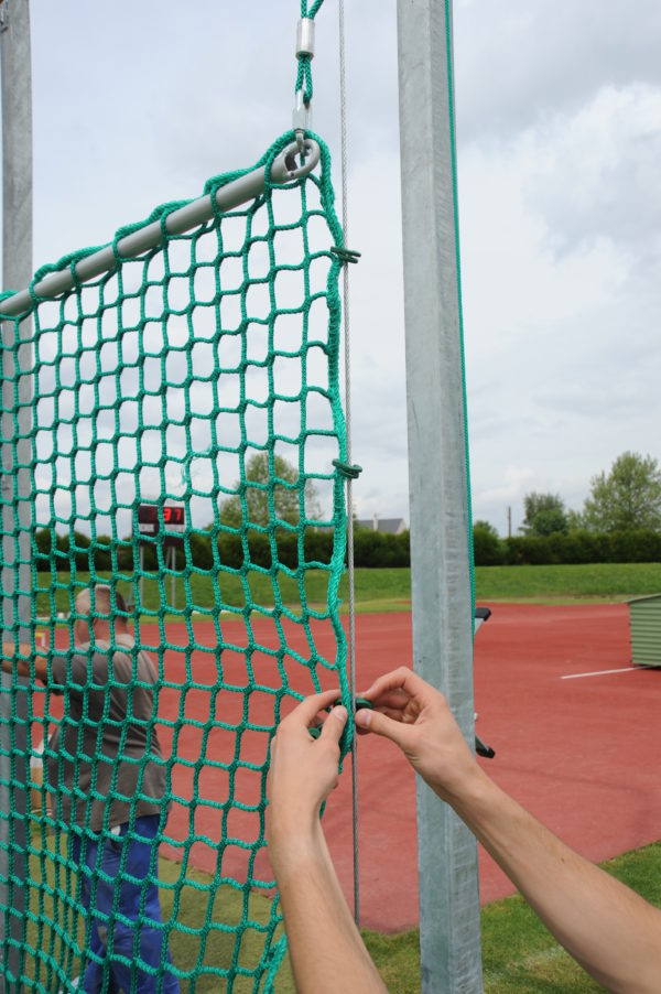 Filet cage marteau 5mm vert