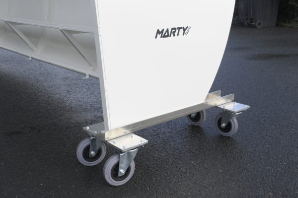 Chariots pour transport abri de touche monobloc