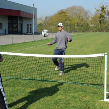 Poteaux tennis/volley ballon