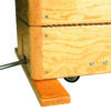 Straight plinth-6 components-1m10 height x 1m50 lenght-on wheels - Image 2