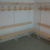 Complete wall bench-fir-white support - Image 2