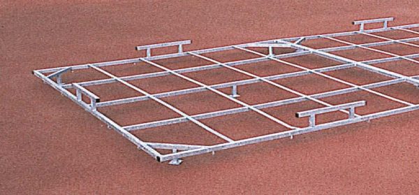 Caillebotis perche  6m30 x 5m00 pieds fixes