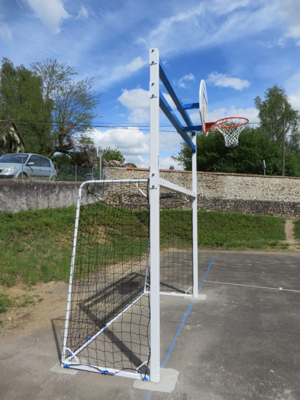 Combine senior hand/basket panneau 1/2 lune avec cage