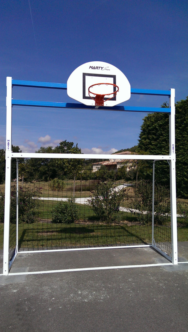 Combine senior hand/basket panneau 1/2 lune avec cage
