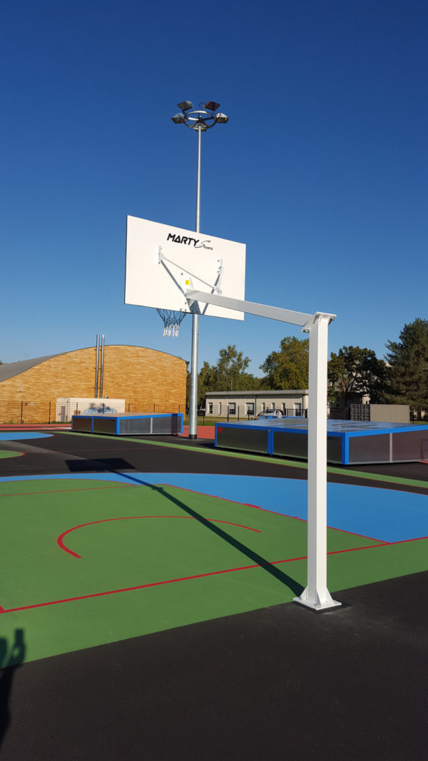 Outdoor competition basketball goal with plate - fixed height - Image 2