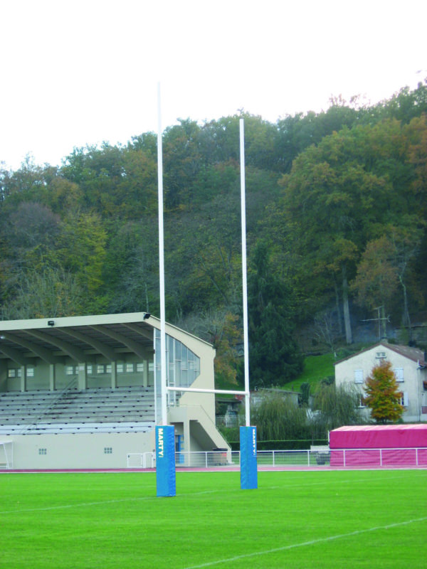Buts rugby competition hors sol 11m00 aluminium