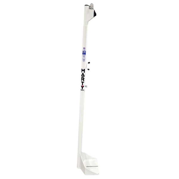 COMPETITION BADMINTON POSTS WITH ANCHORING SYSTEM - ADJUSTABLE HEIGHT
