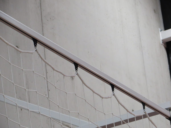 Protection net 3mm - mesh 100mm - white fireproof - Image 3