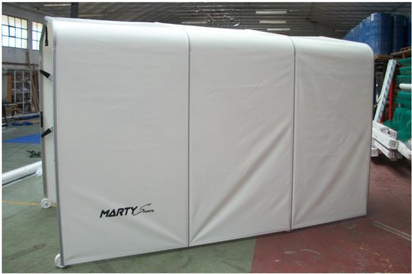 Tunnel acces long 9m44 – larg utile 2m00 – hauteur utile 2m30