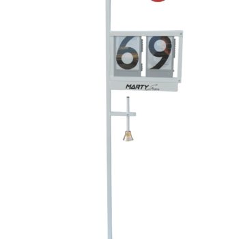 Poteau d&rsquo;arrivee compte tours/socle