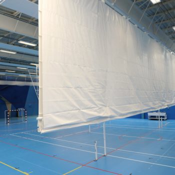 Separation relevable en ht par enroulement tout bache double paroi