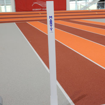 Poteaux d&rsquo;arrivee sur socle lourd