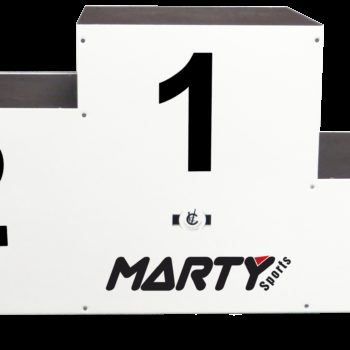 Podium d&rsquo;arrivees metallique