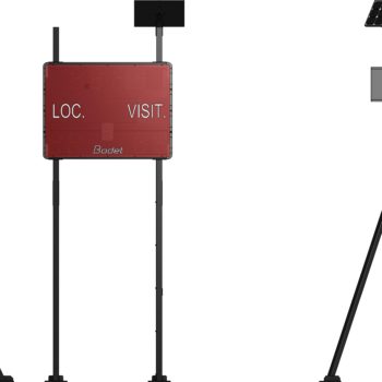 Support panneau d&rsquo;affichage largeur panneau 1m50