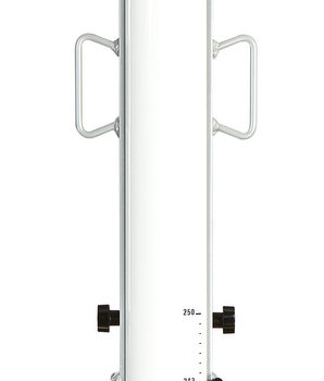 Double slide volleyball upright