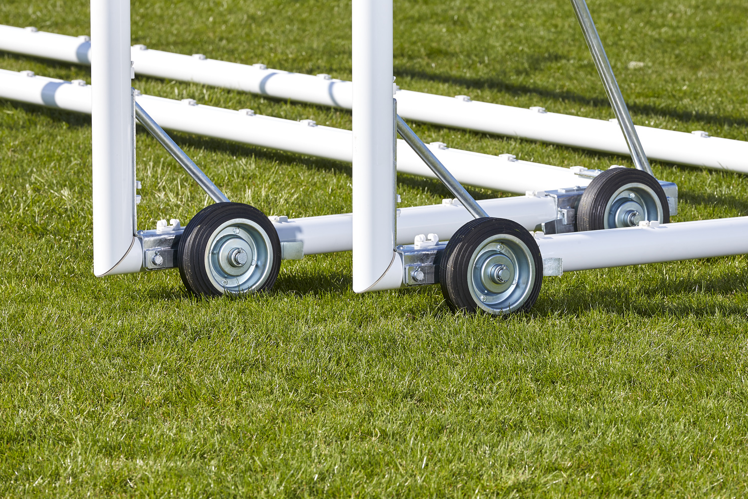 Ensemble lests et roues pour foot minime mobile