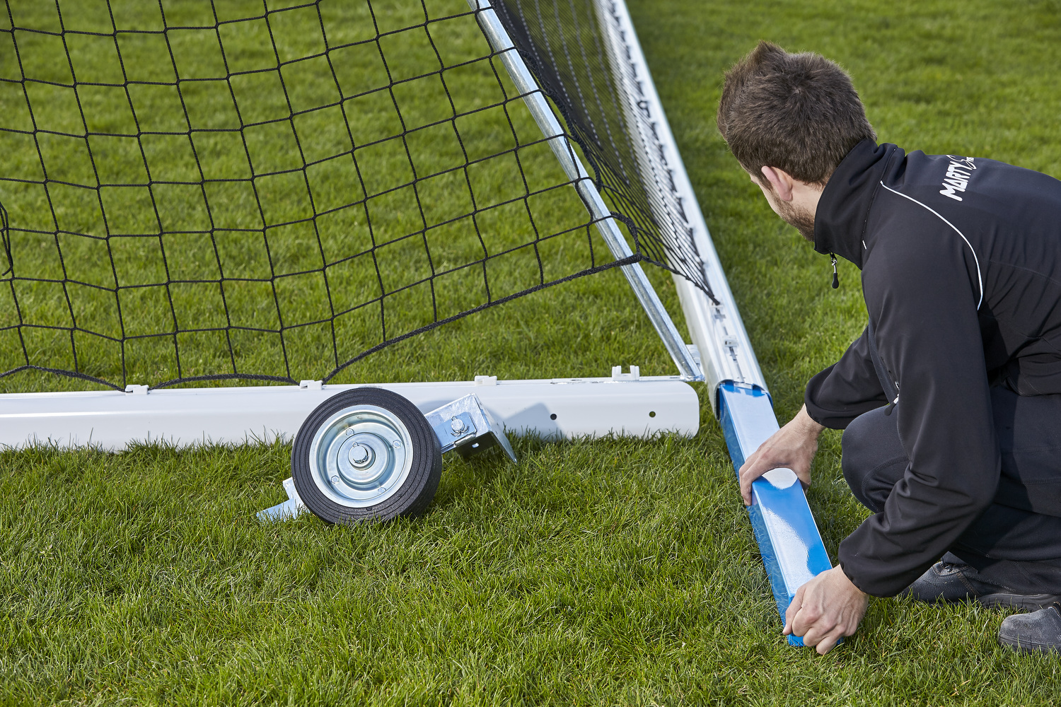 Ensemble lests et roues pour foot minime mobile