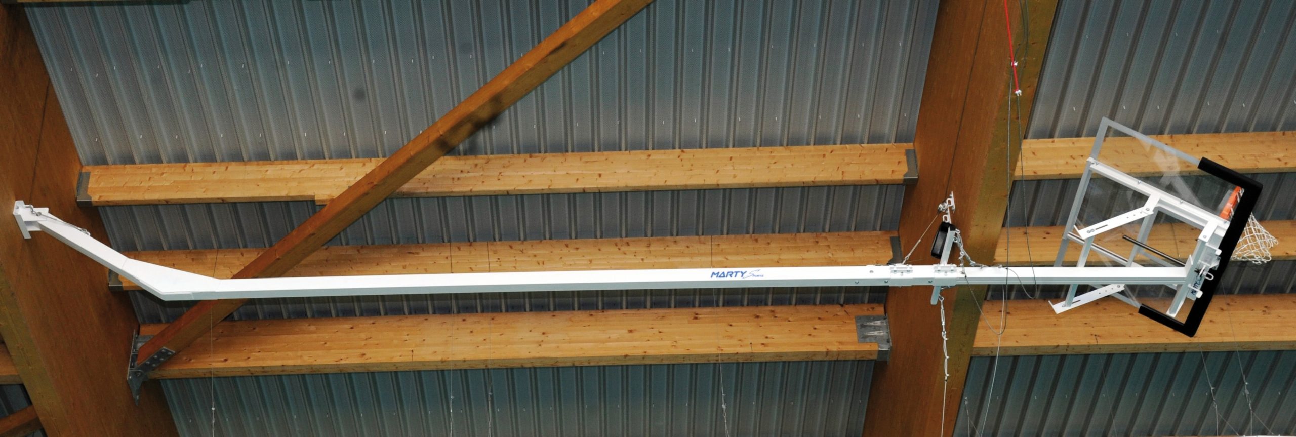 Angled fold-away basket goal - Image 2